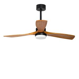 52 in. LED Indoor Baltimore 3-Blade Camel Ceiling Fan with Remote and Voice Control