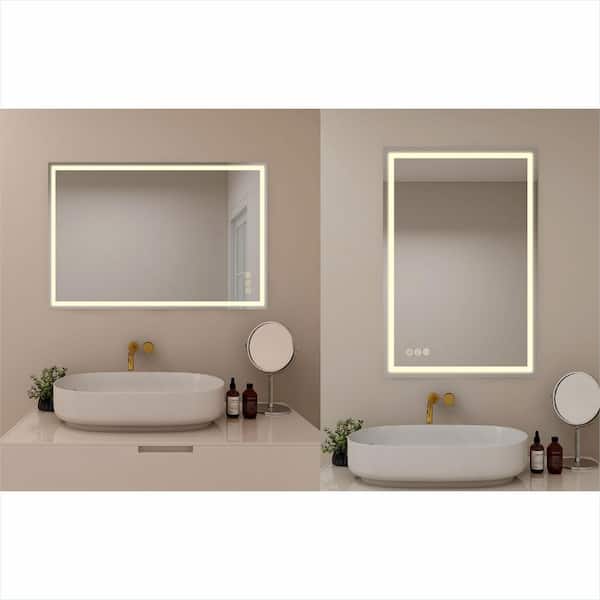 Details about   LED Bathroom Mirror 20 Inch x 30 Inch 