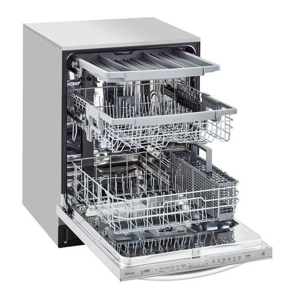 LG 24 in. Top Control Built-In Tall Tub Smart Dishwasher in