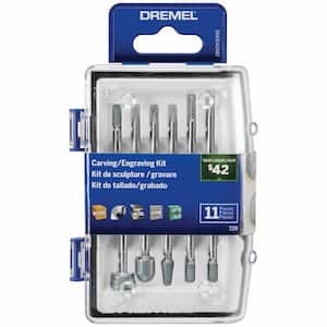 Dremel 729-01 11 PC Carving/Engraving Accessory Micro Kit