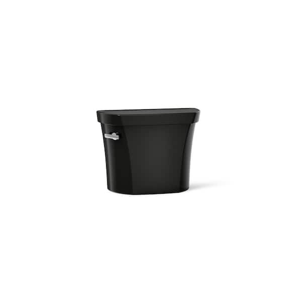 Highline 1.6 GPF Single Flush Toilet Tank With Gravity Fed Technology in Black