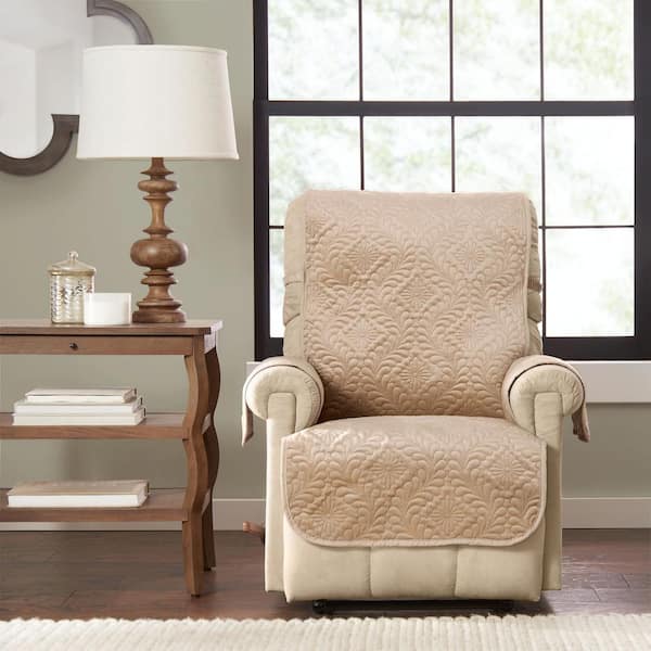 Innovative Textile Solutions Rosedale Taupe Recliner Wing Furniture Protector