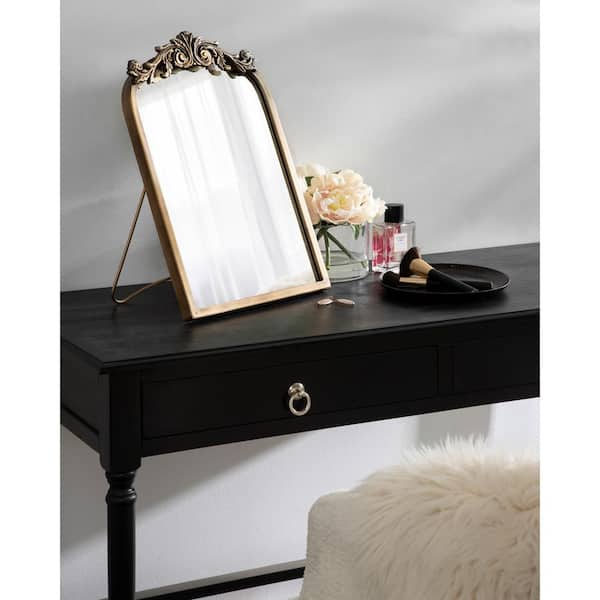 Set of 2 Matteo Square Antique Finish Wall Mirrors with Aged Black Metal  Frames