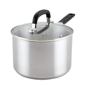 Stainless Steel 3-qt. Stainless Steel Saucepan with Lid