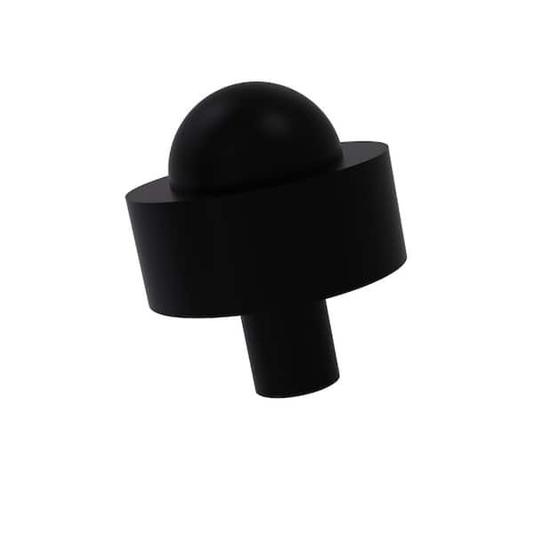 1-1/2 in. Cabinet Knob in Matte Black