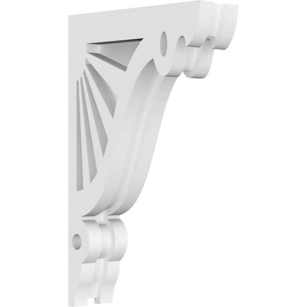 Ekena Millwork Marshall 1.5 in. W x 10 in. H x 6 in. D Signature Urethane Polyurethane Corbel