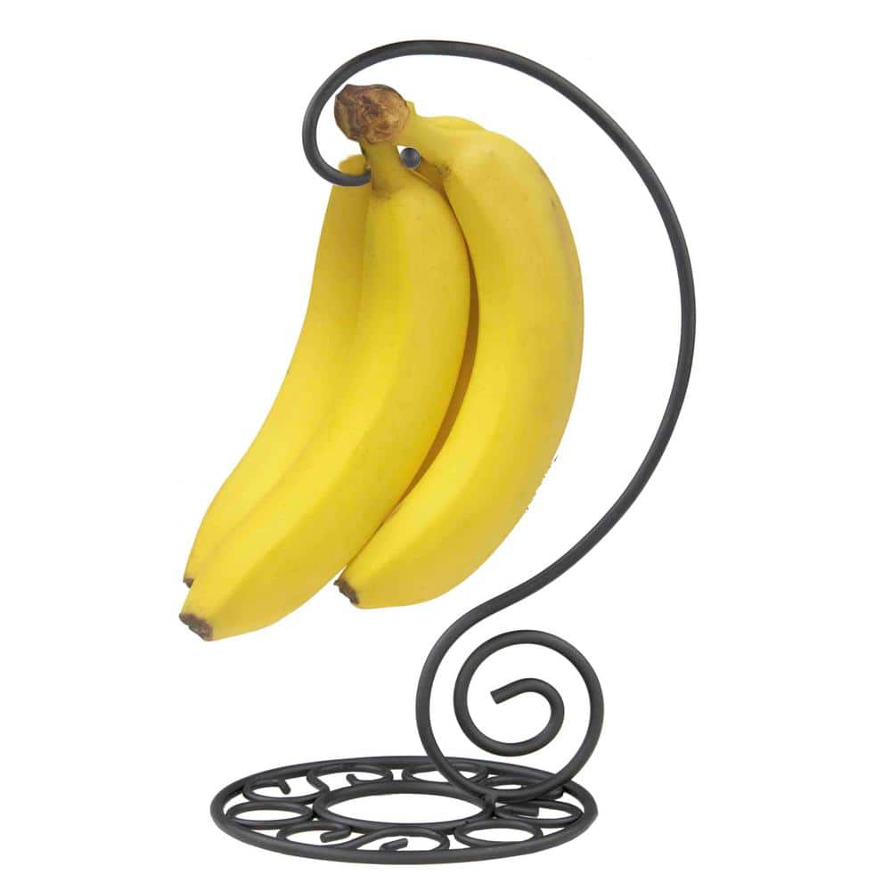 Seville Classics Fruit Tree with Banana Hook and Large Bamboo Bowl WEB277 -  The Home Depot