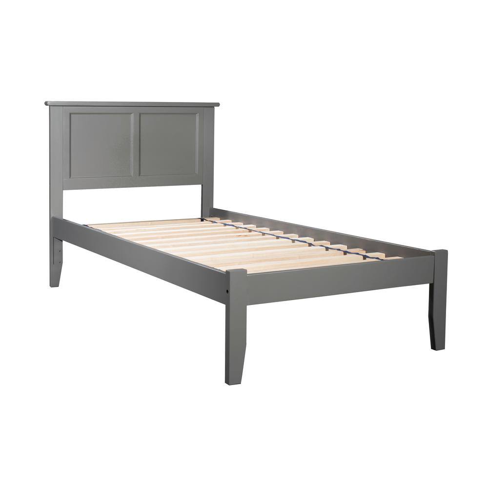 AFI Madison Grey Twin Platform Bed with Open Foot Board AR8621009 - The Home  Depot