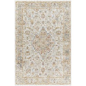 Livabliss Mona Lisa Light Sage Traditional Border 2 X 2 Area Rug