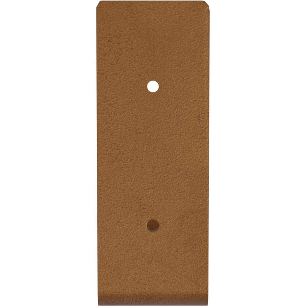 Hammered Copper 6" Steel Hanging Shelf Bracket