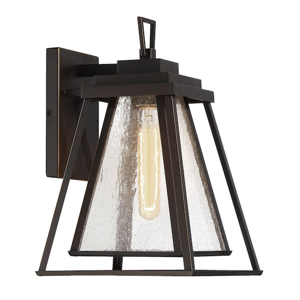 Minka Lavery Sleepy Hollow 1-Light Outdoor Dakota Bronze Wall Mount Sconce
