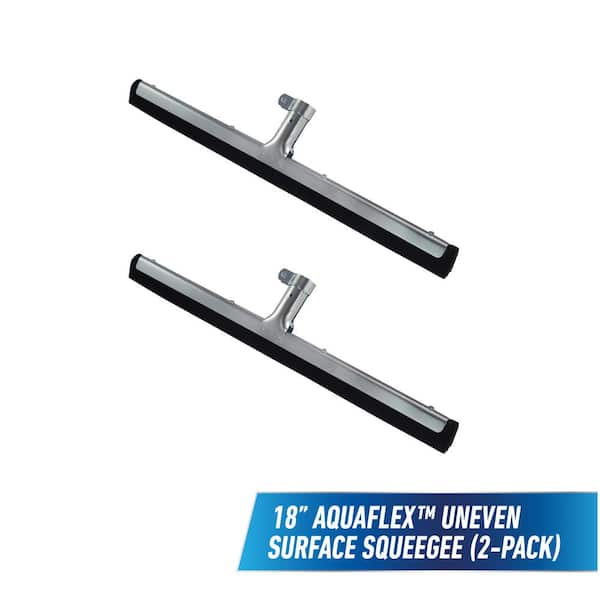 Unger 18 in. Moss Rubber Floor Squeegee (2-Pack)