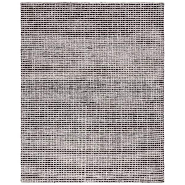 SAFAVIEH Abstract Black/Ivory 5 ft. x 8 ft. Striped Area Rug