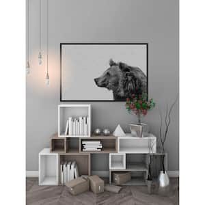 40 in. H x 60 in. W "Side Furry Bear II" by Marmont Hill Framed Canvas Wall Art