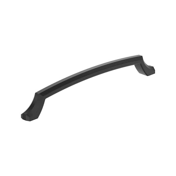 Amerock Bellamy 12 in. (305 mm) Center-to-Center Matte Black Classic Appliance Pull