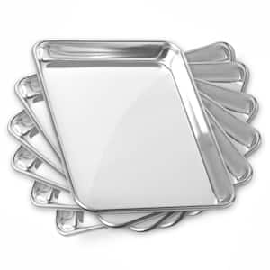 9 x 13 Inch 6-Pack, Commercial Aluminum Cookie Sheets