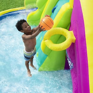 Funfinity Splash Kids Large Outdoor Inflatable Mega Water Park