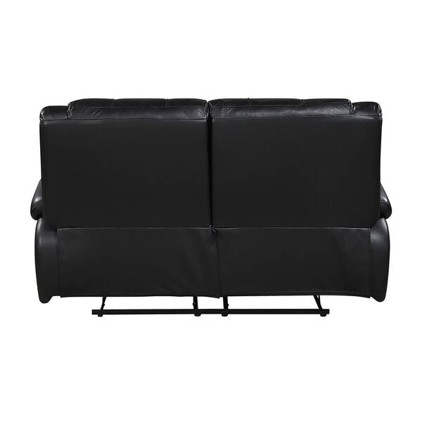Lazzara Dimitri 64 in Top Grain Leather Manual Double Reclining 2
