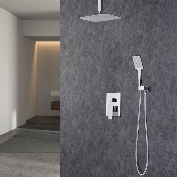 Single Handle 3 -Spray Patterns Shower Faucet 2.5 GPM with Pressure Balance Anti Scald in Chrome