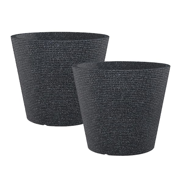 Scheurich 11.8 in. (30cm) Coneo Granite Resin 2-Pack