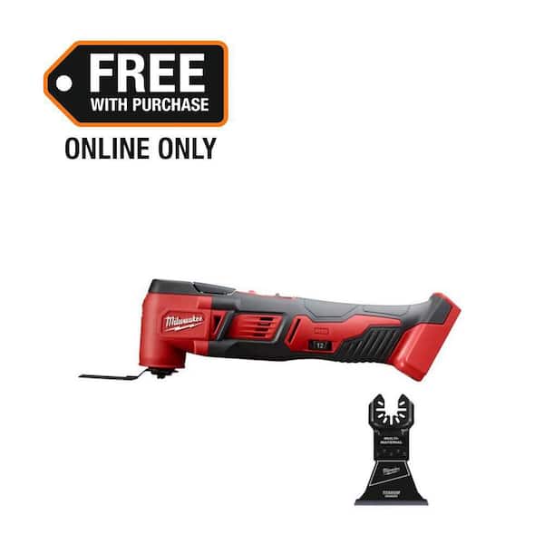 M18 18V Lithium-Ion Oscillating Multi Tool with 2-1/2 in. Titanium Bi-Metal Univeral Fit Wood and Metal Cutting Blade