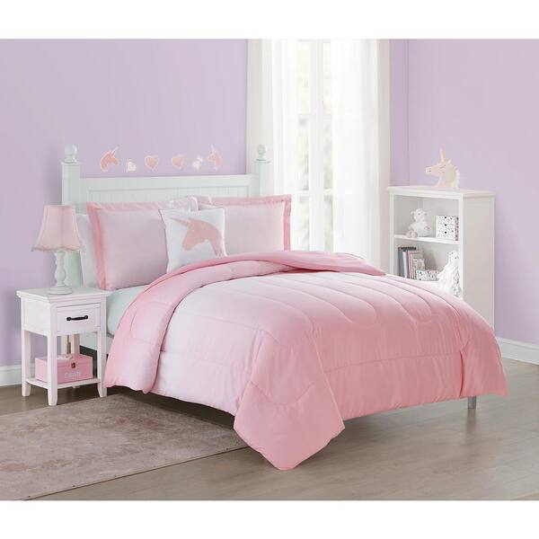 pink kids comforter