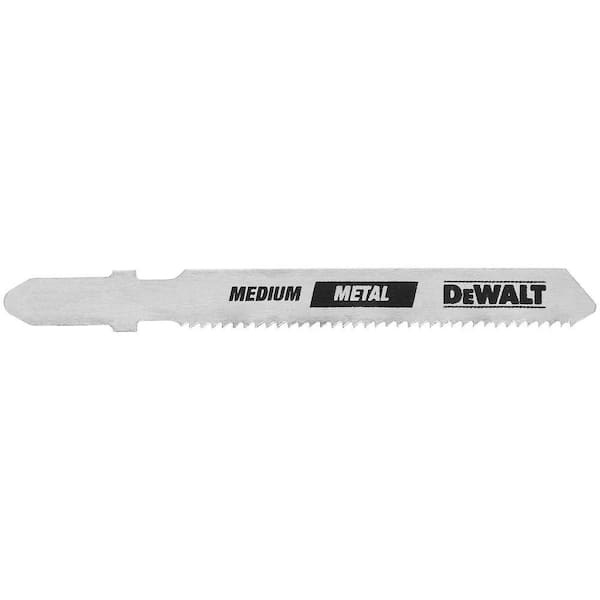 DEWALT 3 in. 36 TPI Sheet Metal Cutting Jig Saw Blade Bi-Metal T-Shank (5-Pack)