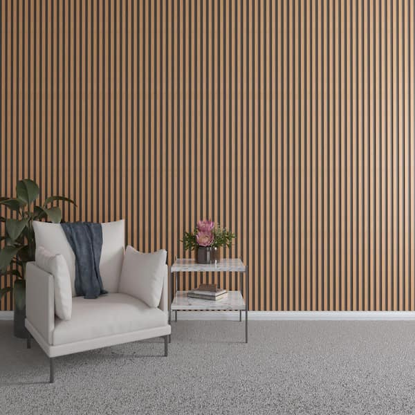 Ekena Millwork 47 in. H x 1 in. W Slatwall Panels in Cherry 42-Pack