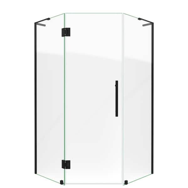 DreamLine Prism Plus 40 in. D x 40 in. W x 72 in. H Semi Frameless