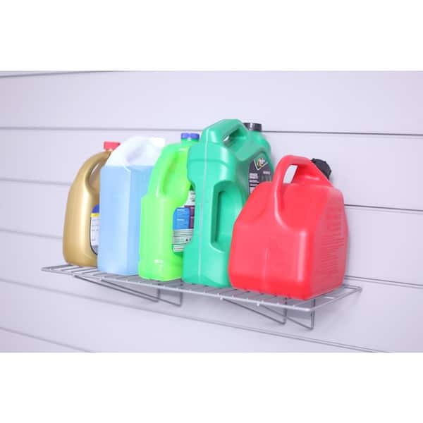 24 in. L x 12 in. W Slatwall Steel Wire Bracket Shelf (2-Pack)