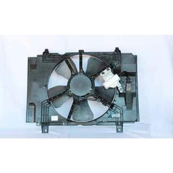 TYC Dual Radiator and Condenser Fan Assembly 2009-2012 Nissan Versa 1.6L