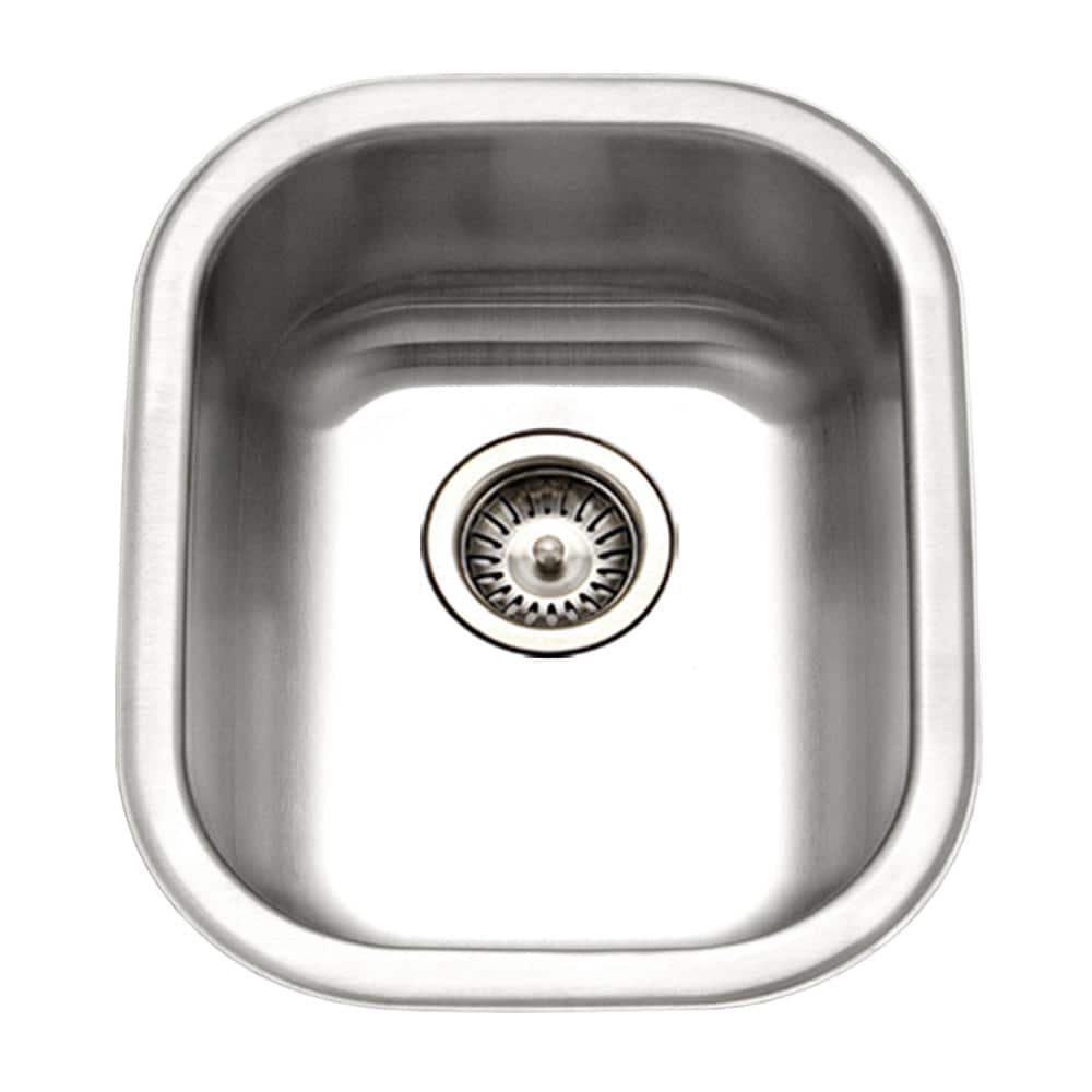 Compact Stainless Steel Undermount Single Bowl Bar Sink