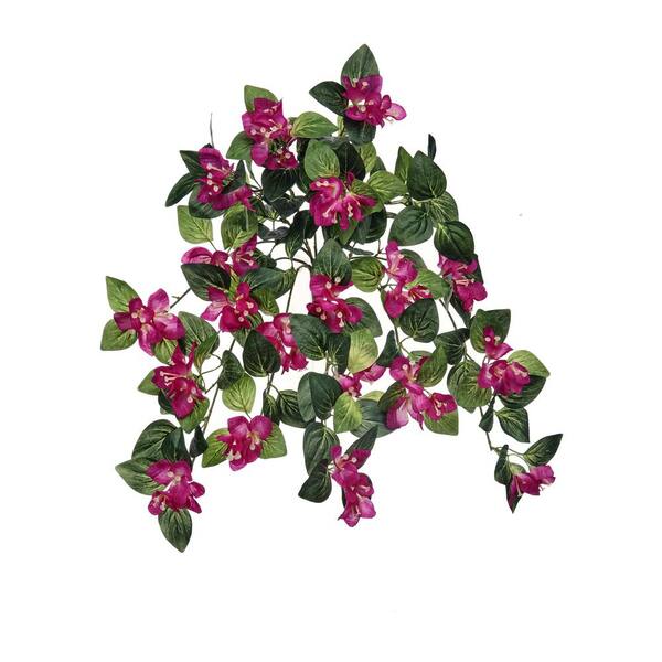 Regency International 25 in. Purple Indoor Artificial Hanging Bougainville Plant