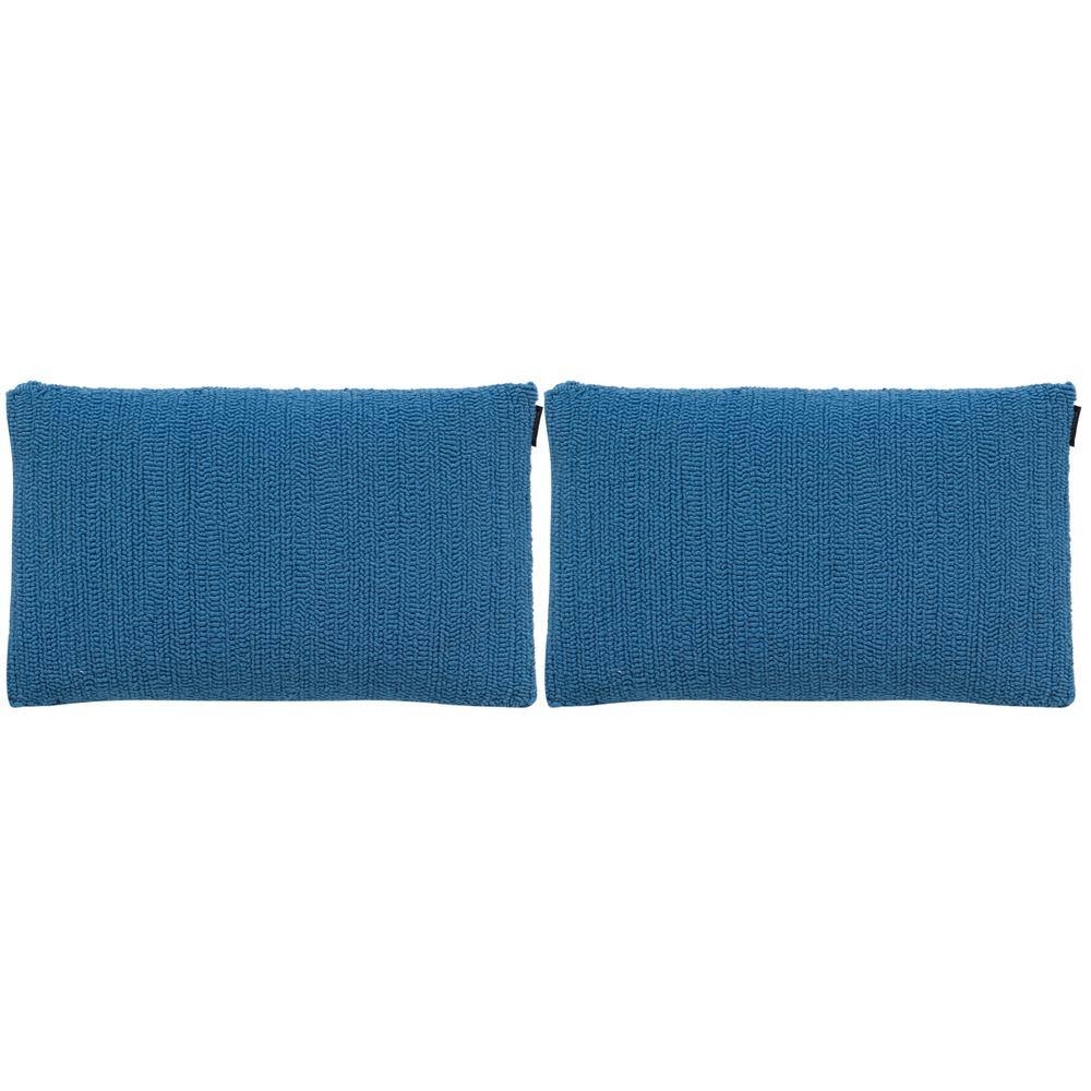 Light Marine Blue Rectangular Kids Indoor/Outdoor Pillow Set