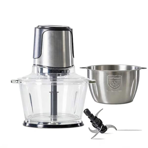 Food Processor, Electric Meat Grinder, Vegetable Chopper, with Dual Bowls