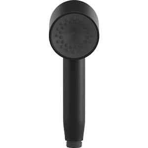 Statement 1-Spray Patterns with 2.5 GPM 2.5 in. Wall Mount Handheld Shower Head in Matte Black