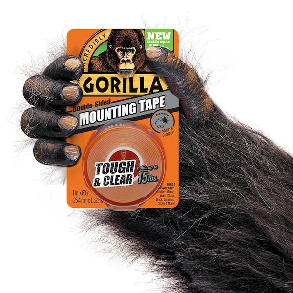 1 in. x 1.67 yds. Tough and Clear Mounting Tape (6-Pack)