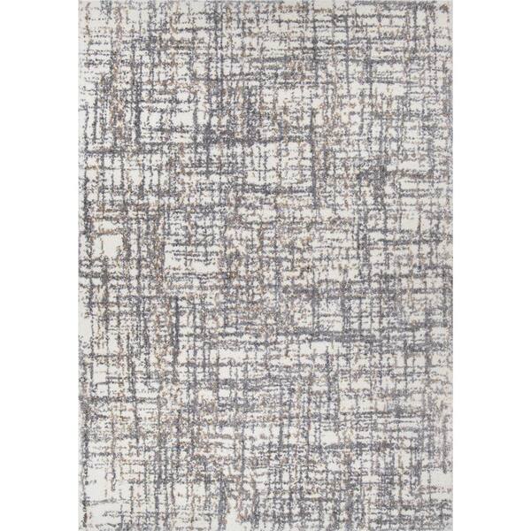 Orian Rugs Cotton Tail Cross Thatch 9 ft. x 13 ft. Blue Area Rug