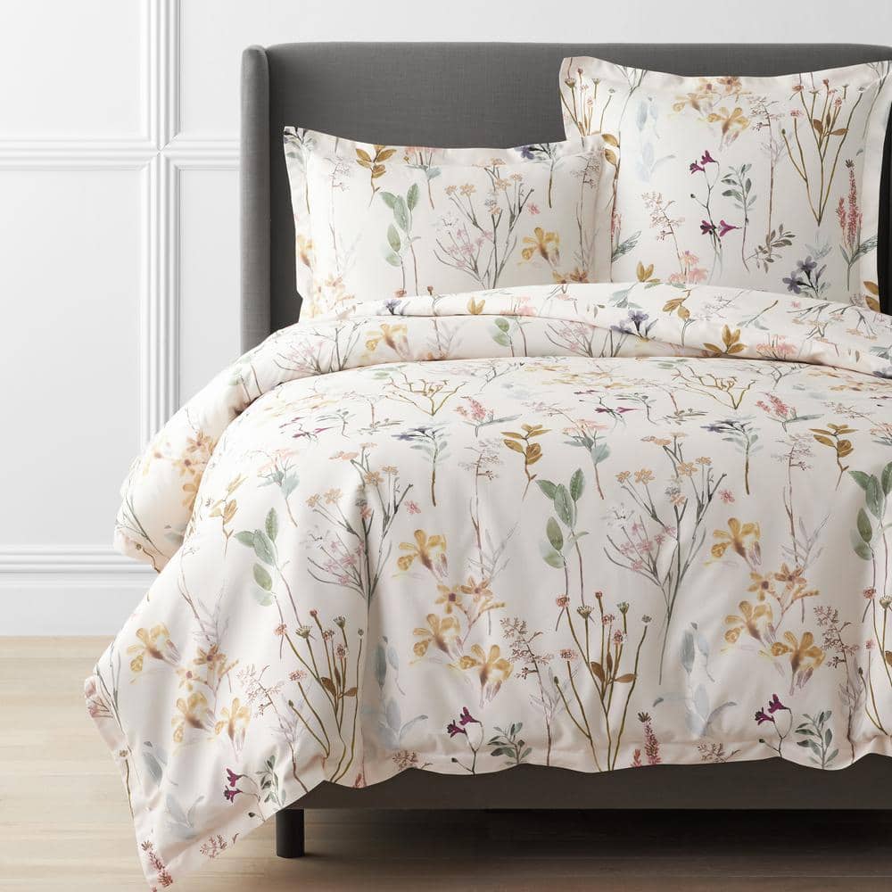 The Company Store Legends Luxury Peyton Multi King Sateen Duvet Cover