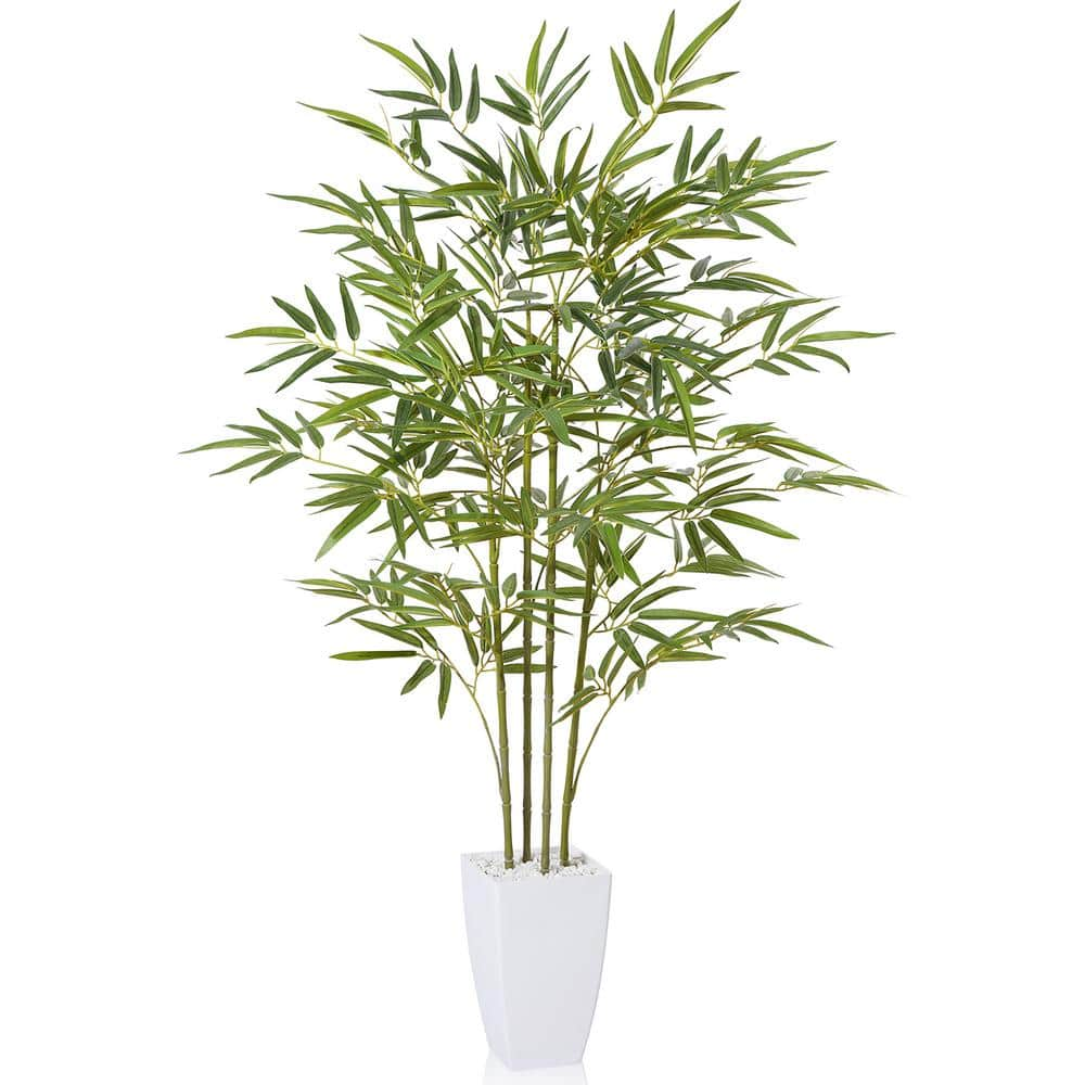 DR.Planzen 4 ft. Artificial Bamboo Tree, Faux Bamboo Plant with ...