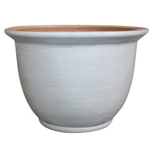 Willow 15 in. x 10 in. Chalk Resin Composite Planter