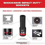 SHOCKWAVE Impact-Duty 1/2 in. Drive Metric and SAE Standard Impact Socket Set (27-Piece)