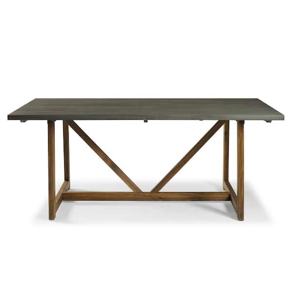 72 inch trestle dining table