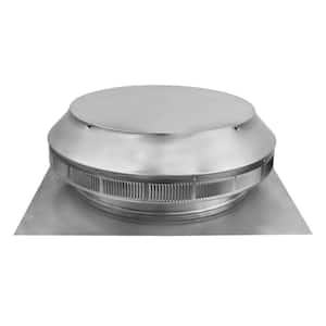 14 in. Dia Aluminum Roof Louver Exhaust Vent in Mill Finish