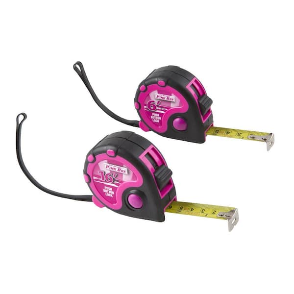 The Original Pink Box Tape Measure Set in Pink (2-Piece)
