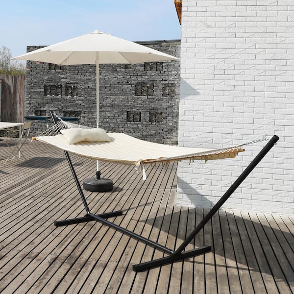 VEIKOUS 12 ft. Hammock with Stand for Outdoor, 2-Person