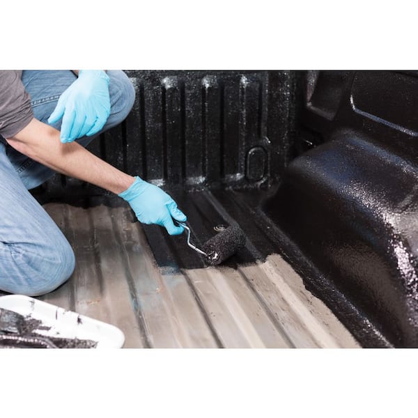 15 Oz. Solid Flat/Matte Black Exterior Aerosol Spray Paint Truck Bed Liner