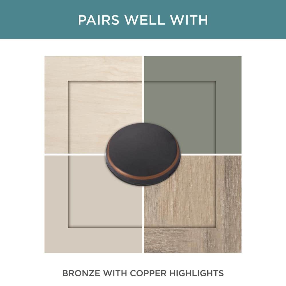 Brushed Copper 3" Arch Cabinet Pull with Mounting Hardware