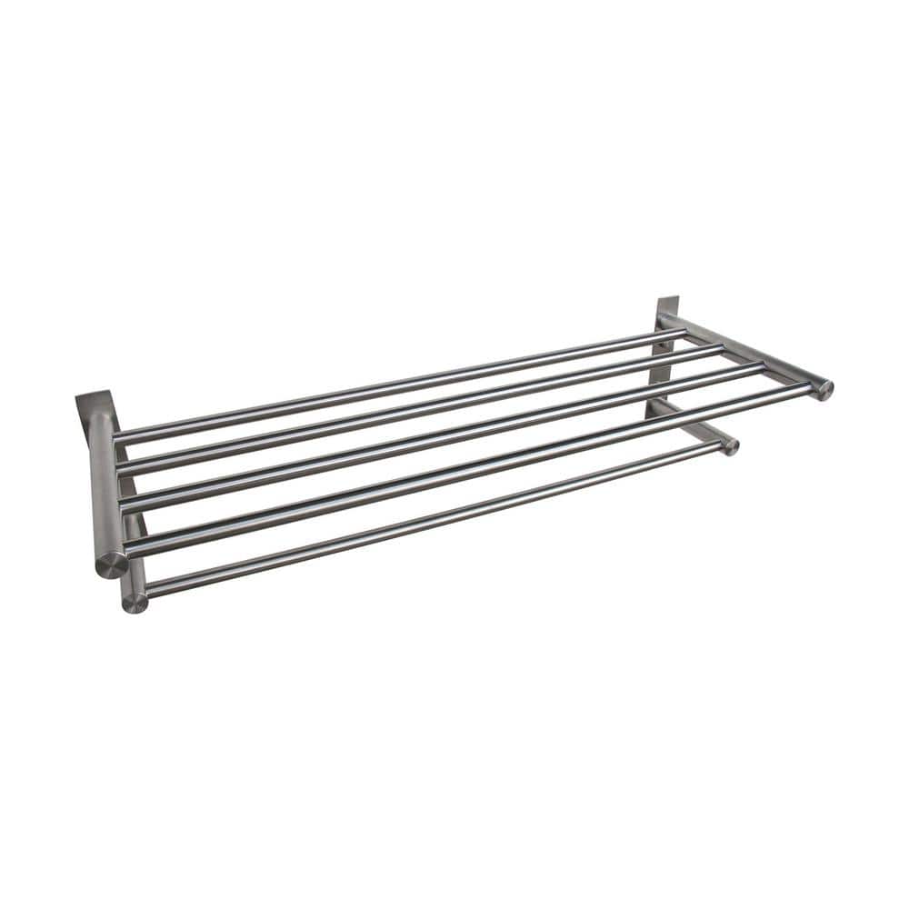 Stainless Steel Wall Mounted Towel Rack with Bar