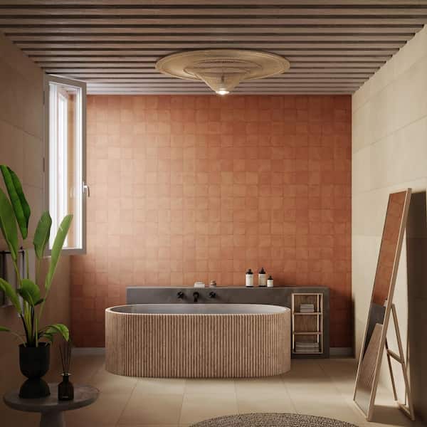 Paula Purroy Catalan Terracotta 5.11 in. x 5.11 in. Matte Ceramic Wall Tile (6.02 sq. ft./Case)